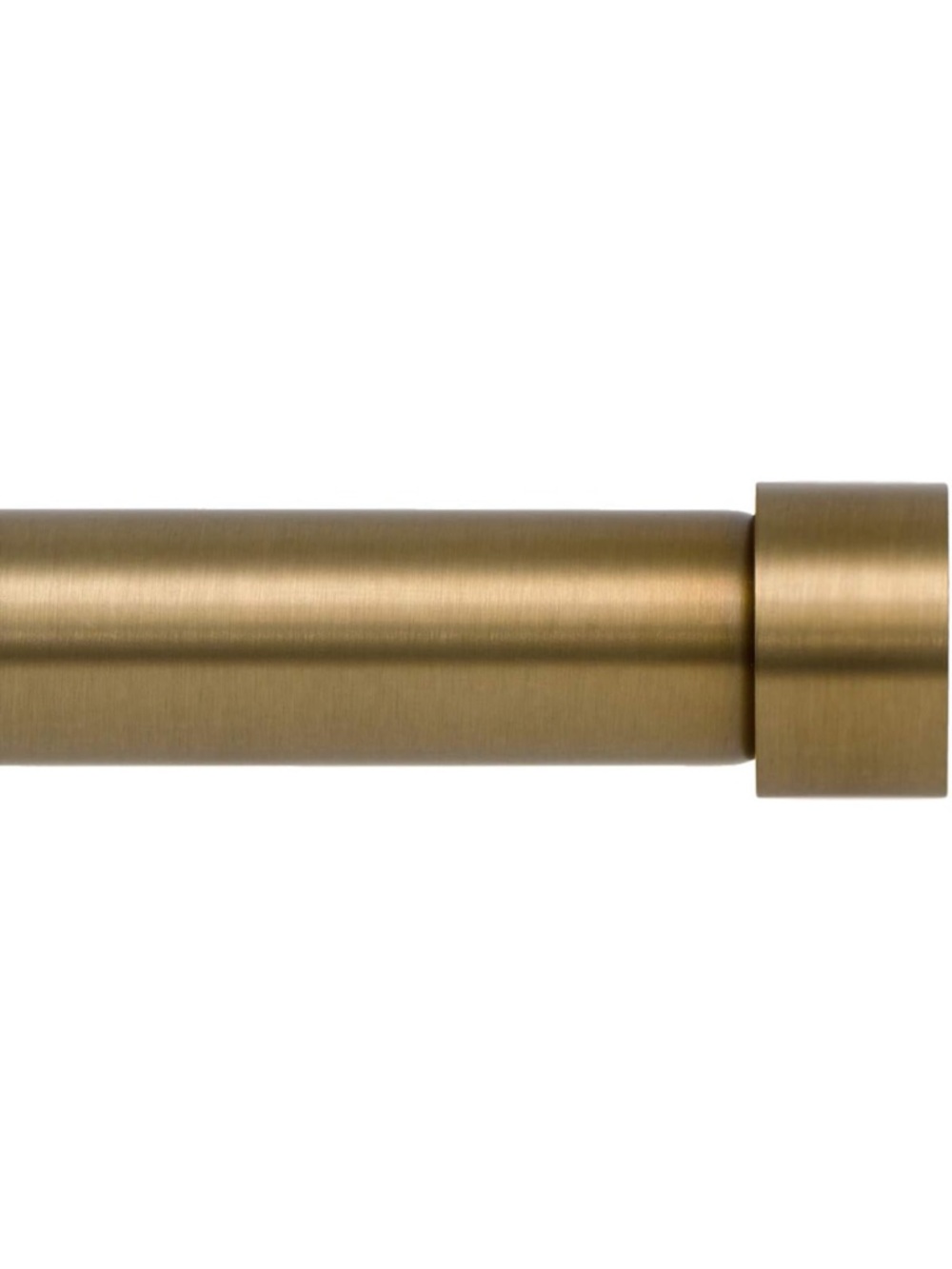 Brushed Brass Curtain Rod - Modern Home Hardware